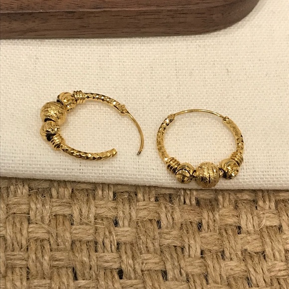 Hoop earrings for women, gold Hoop Earrings, Hoop Earrings, Dainty Earrings Gift - Picture 6 of 10